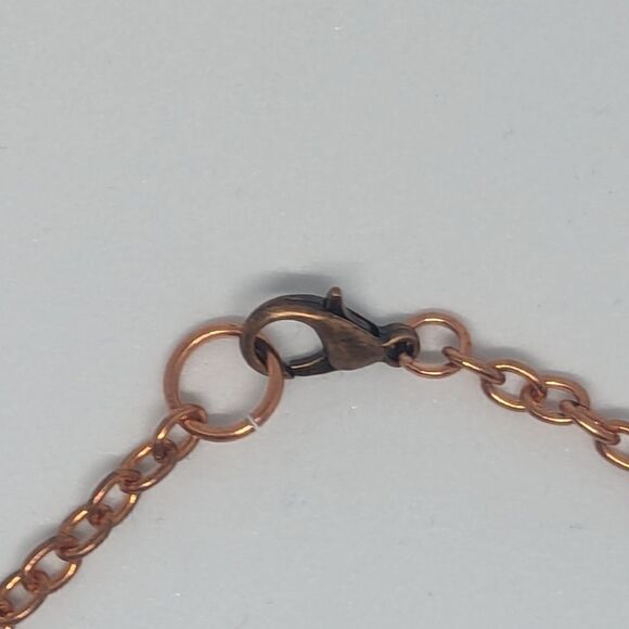 'Enchanto' Green Octagonal Fluorite, Black Tourmaline & Amethyst Necklace - Picture 4 of 10